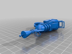 pistola de rayos La impresión en 3d 3d print model - Mito3D