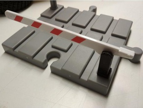 brio de ferrocarril la barrera repuesto pie juguetes mecánicos 3d print model - Mito3D