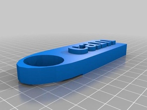 not cam 3d printing keychain 3d print model - Mito3D