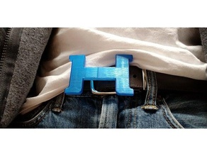 hermes belt buckle accessories 3d fashion 3d print model - Mito3D
