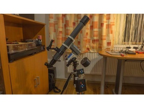 Die gedruckten 3d - eq telescope mount onstep goto-Steuerung diy arduino Astronomie Astronomie-Teleskop erstellt von freecad eq-mount aus Teleskop montieren 3d print model - Mito3D