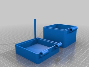 box-Scharnier Haushalt box 3d print model - Mito3D