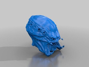 predator head 3d printing 3d print model - Mito3D