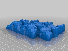 rocky base bâtiments et structures 3d print model - Mito3D