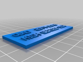 haute ser s les signes et logos personnalisé 3d print model - Mito3D