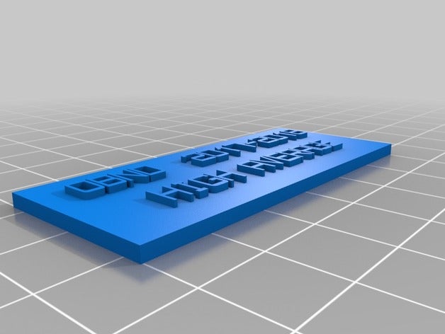 high average signs & logos customized 3D print model - Mito3D