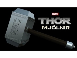 mjolnir comic book version props cosplay accessory prop weapon costume marvel comics universe movie replica thor thors hammer ragnarok 3d print model - Mito3D