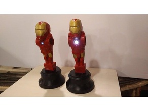 ironman foosball trophy 3d printing awesome cool led marvel prize 3d print model - Mito3D