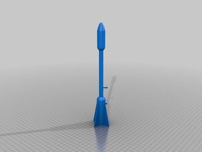 3d printed model rocket printing 3d print model - Mito3D