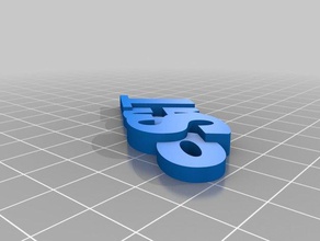 sgt Schlüsselanhänger kundengebundene 3d print model - Mito3D