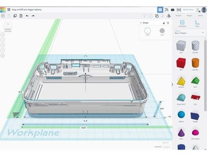 GDP alt kabuk gövde büyük pil kazanmak bilgisayar 3d print model - Mito3D