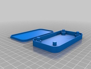meine angepasste Runde box Abstandshalter Deckel 3d-Druck-tests kundengebundene 3d print model - Mito3D
