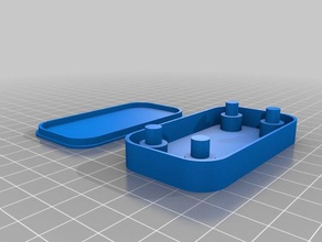 meine angepasste Runde box Abstandshalter Deckel 3d-Druck-tests kundengebundene 3d print model - Mito3D