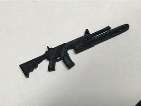 l'ar-15 de la tronçonneuse à baïonnette ar15 etats-unis aujourd'hui 3d print model - Mito3D