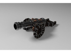 imperial cannon warhammer fantasy models 3d print model - Mito3D