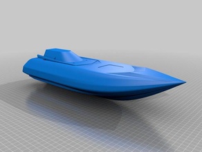 rc speedboat 3d printing 3d print model - Mito3D