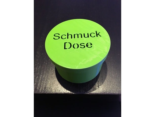 schmuck-dose - Zubehör 3D print model - Mito3D