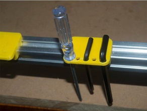 laser-Werkzeug-Halter 20 x 20-extrusion tools herramientas Werkzeughalter 3d print model - Mito3D