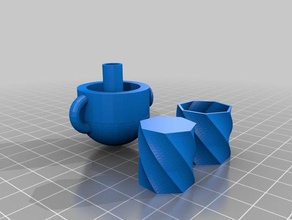 mugman twist thingy sculptures 3d print model - Mito3D