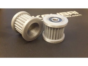 htd 3m-15 24t idler pulley 3d printer parts htd3m 3d print model - Mito3D