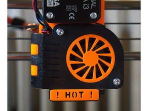 prusa i3 mk2 extrusora - balanceo de la parte del ventilador La impresión en 3d hotend e3d mk2mm mk2s 3d print model - Mito3D