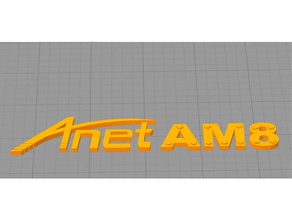 anet am8-logo 3d Drucker Zubehör am8 upgrade a8 logo 3d print model - Mito3D