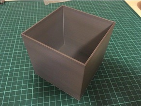 cube 1dm l'égalité de 1l les mathématiques 3d print model - Mito3D