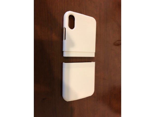 iphone x de la pièce 2 cas téléphone mobile 3D print model - Mito3D