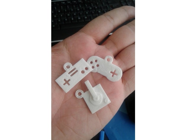 atari denetleyicisi kolye aksesuarlar 3D print model - Mito3D