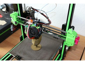 anet e10 x-axis guide rod system complete - igus bearing 3d printer parts anet-e10 mod upgrade belt tensioner bushing rj4jp-01-08 x axis carriage 3d print model - Mito3D