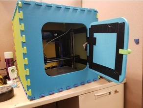 play mat enclosure door handle 3d printer accessories printing 3d print model - Mito3D