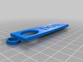 don portachiavi La stampa 3d 3d print model - Mito3D
