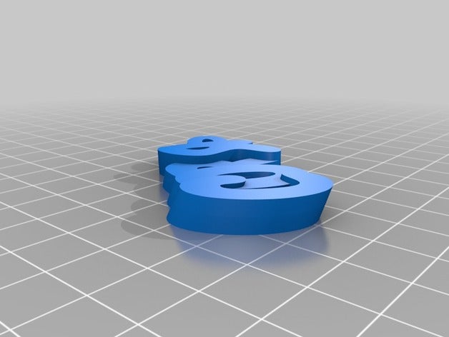 corsa chaveiros personalizado 3D print model - Mito3D