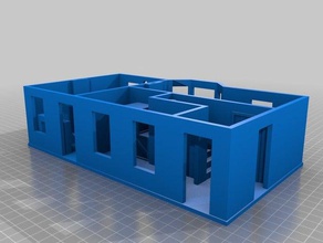 dacre stazione piano terra decorazioni La stampa 3d sta 3d print model - Mito3D