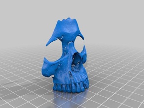 skull bowl art halloween 3d print model - Mito3D