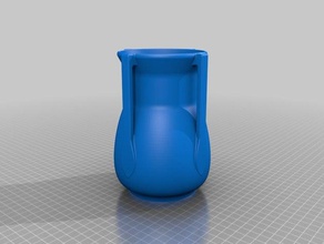 teco inspired arts crafts vase sculptures 3d print model - Mito3D