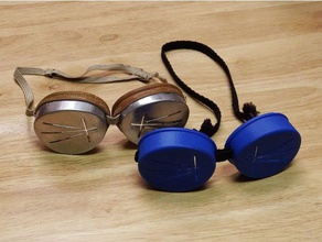 gebirgsj ger de neve e óculos proteção 3d print model - Mito3D