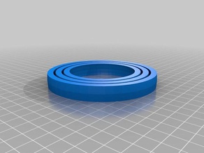 80 int dia gyro 3-ring mechanische Spielzeuge kundengebundene 3d print model - Mito3D