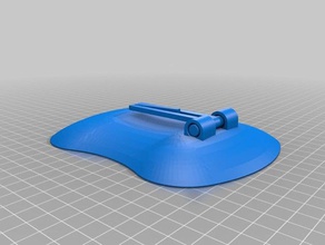 der zusammenklappbare Griff r c Fahrzeuge tealdronechallenge 3d print model - Mito3D