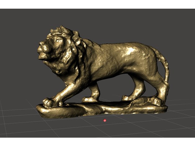 lion rock scans & replicas jungle king 3D print model - Mito3D