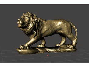 lion rock scans & replicas jungle king 3d print model - Mito3D