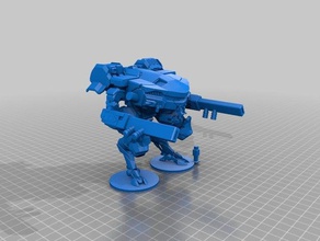 15mm escala salto aranha mecânica brinquedos & games gruntz mech mecha wargame wargaming 3d print model - Mito3D