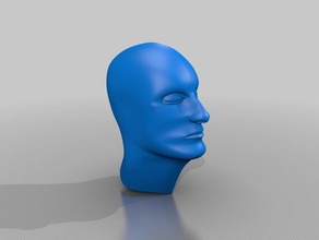 human head toy & game accessories 3d print model - Mito3D