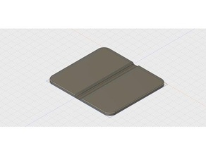light duty nylon hinge household hardware hinges 3d print model - Mito3D