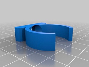 aldi tenda pólo titulares peças de substituição personalizado 3d print model - Mito3D