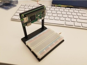 pi zero prototipagem stand de experimentação da base dados eletrônica raspberry 3d print model - Mito3D