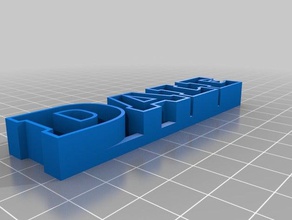 dale heykeller özelleştirilmiş 3d print model - Mito3D