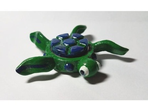 turtle fidget spinner toys & games spinners 3d print model - Mito3D