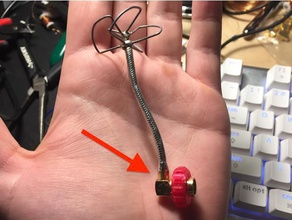 sma kelebek r c araçlar bağdaştırıcı anten kapak crank fatshark gerçek goggle tutuş kolu vida başparmak ayar düğmesi gergi tekerlek 3d print model - Mito3D