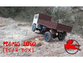 pegaso 1080 señorcrankyface chasis de la caja trasera r c vehículos openrc openrcproject rc truck escala modelo a camión 3d print model - Mito3D